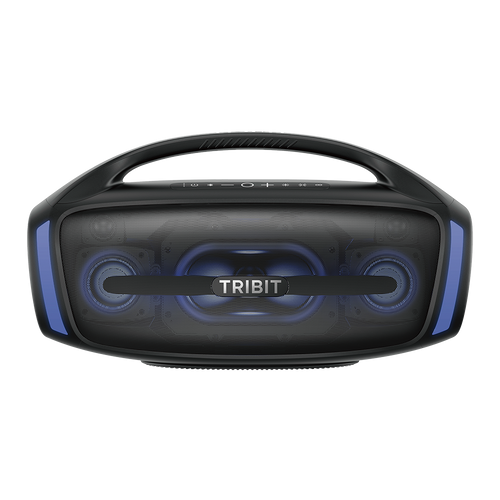 Boxă portabilă Bluetooth Tribit StormBox Blast 2 neagră cu iluminare LED albastră