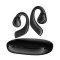 Casti wireless open-ear Tribit Open Go negre, pentru sport, cu carlig dupa ureche si carcasa de incarcare